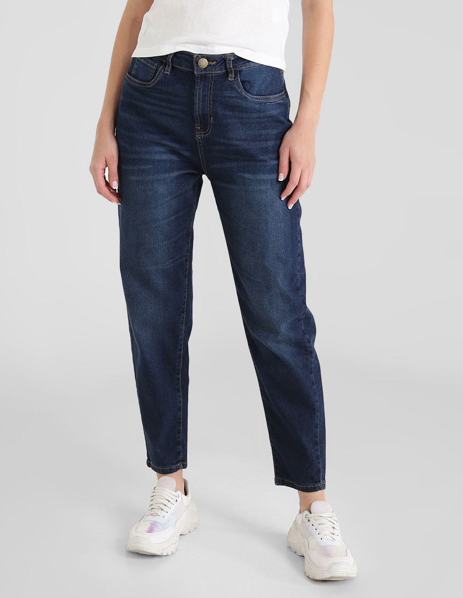 Jeans mom corte cintura para mujer Jeans mom corte cintura para mujer