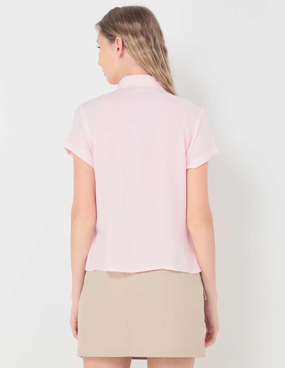 Blusa Bgl Petite manga corta para mujer 4