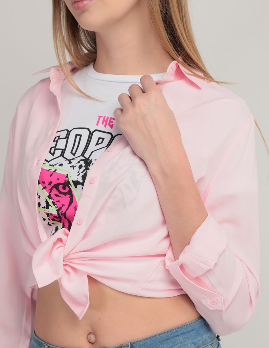 Blusa Bgl Petite manga corta para mujer 3