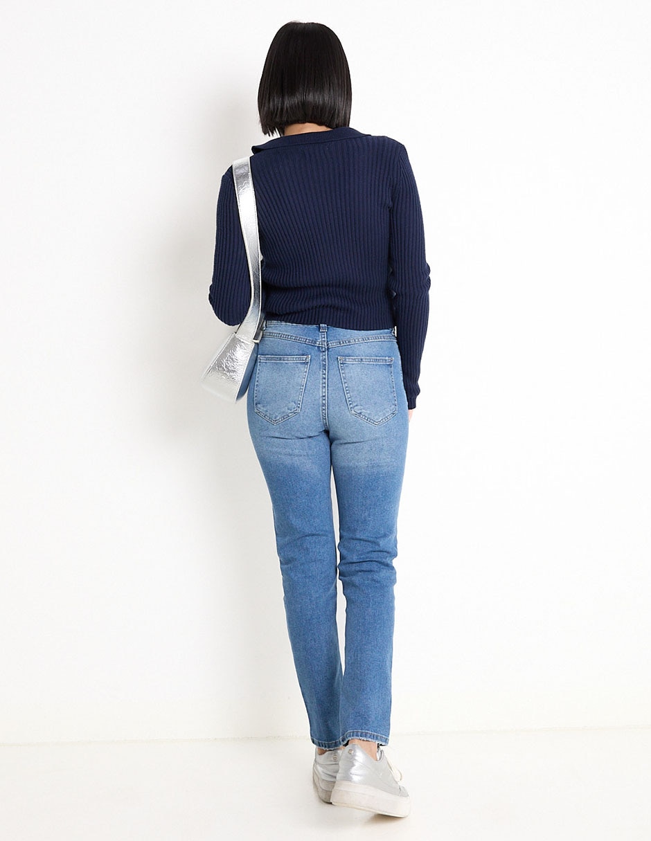 Jeans regular para mujer 4