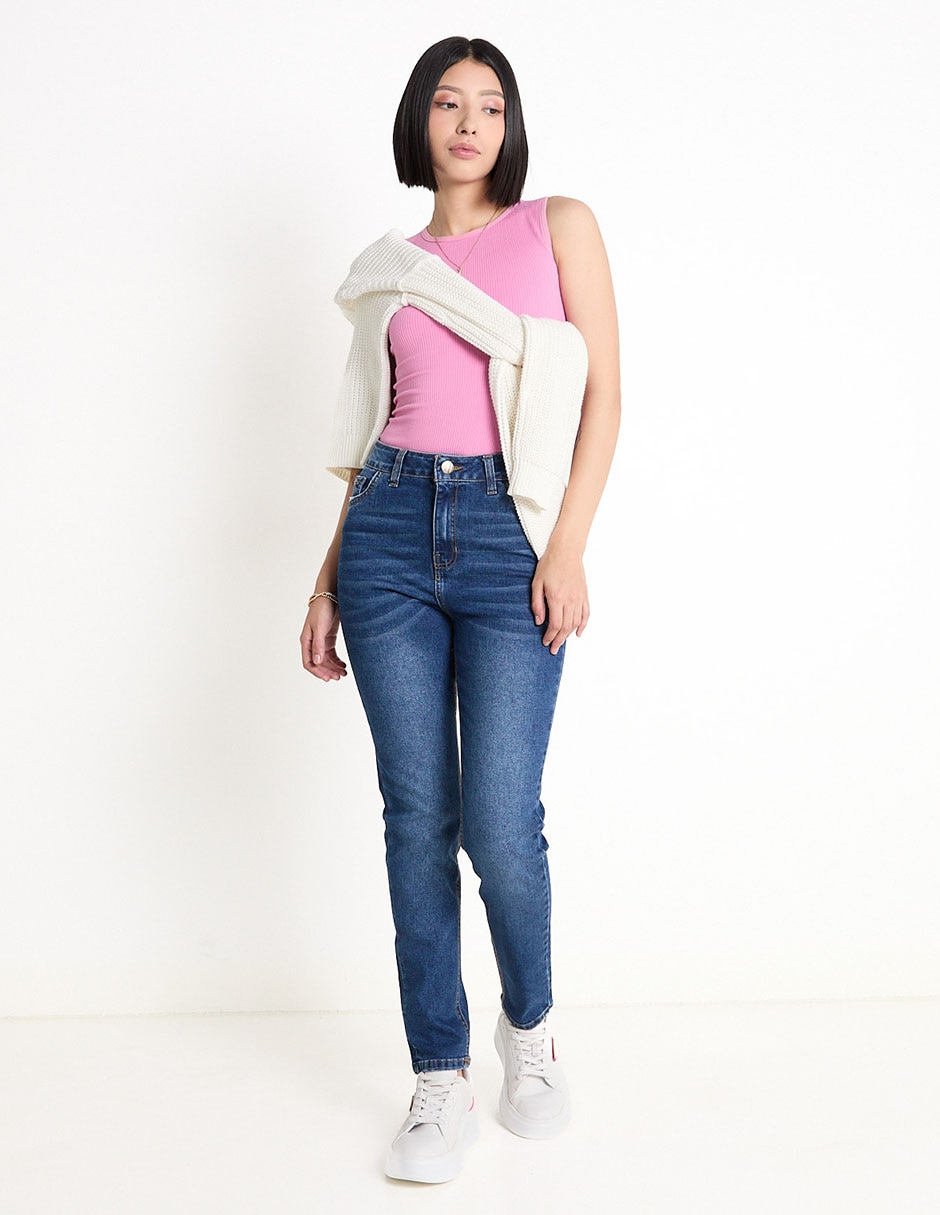 Jeans regular para mujer 3