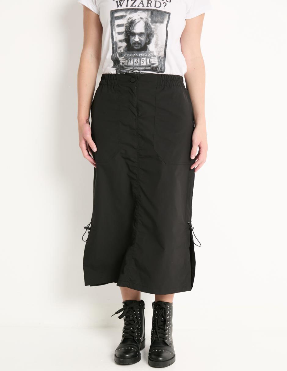 Falda crop a la cintura
