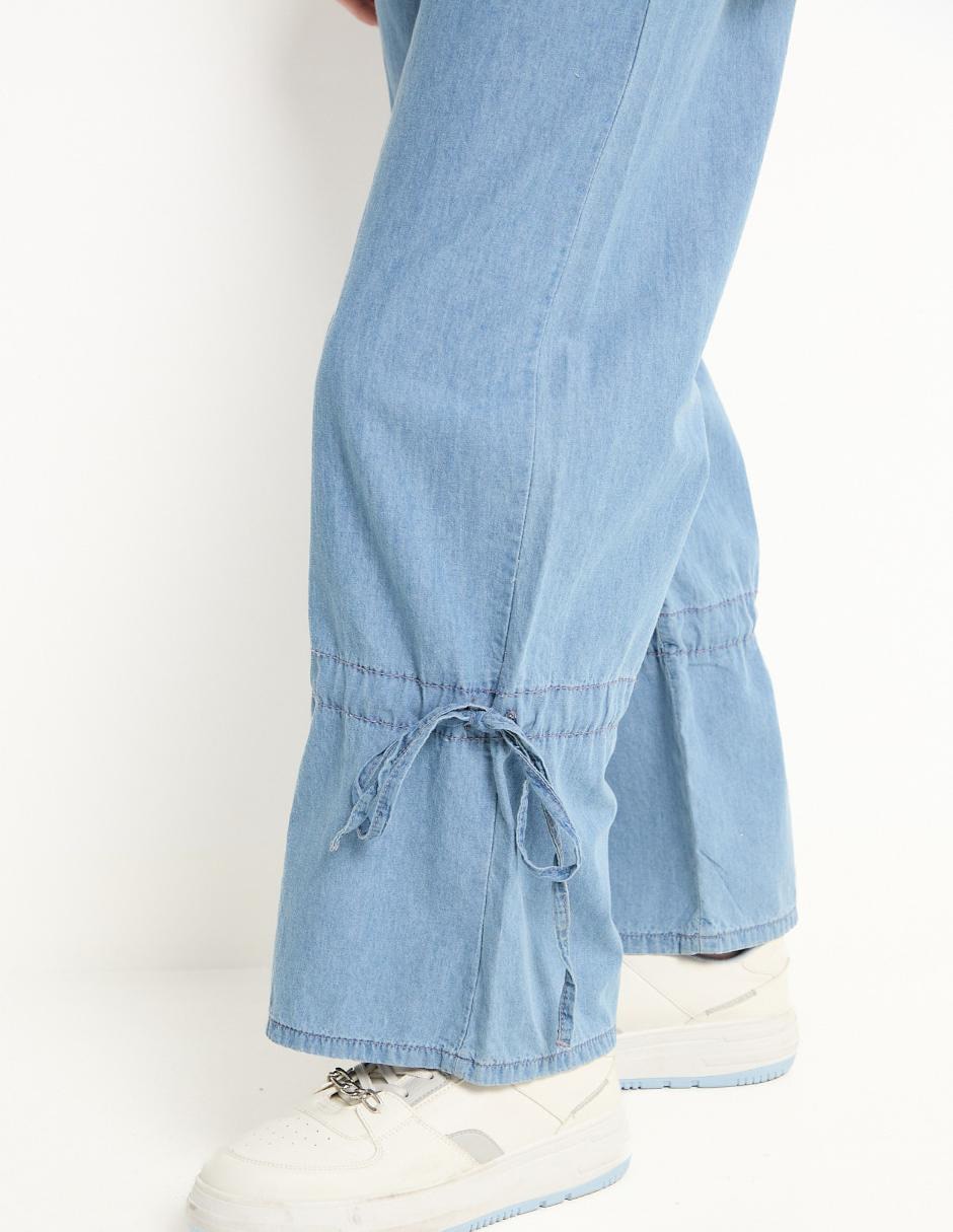Jeans relaxed straight Non Stop corte cintura alta para mujer