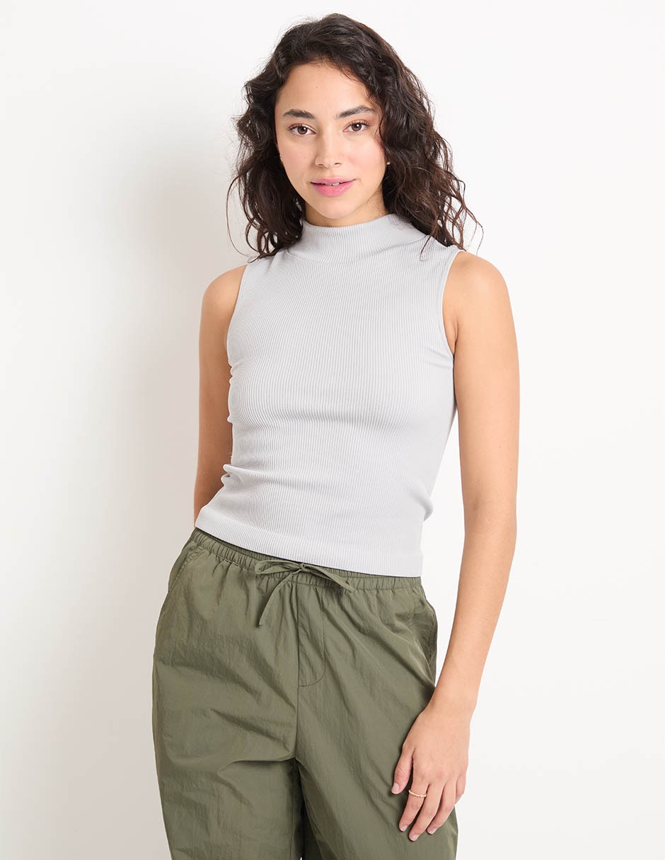 Top cuello alto