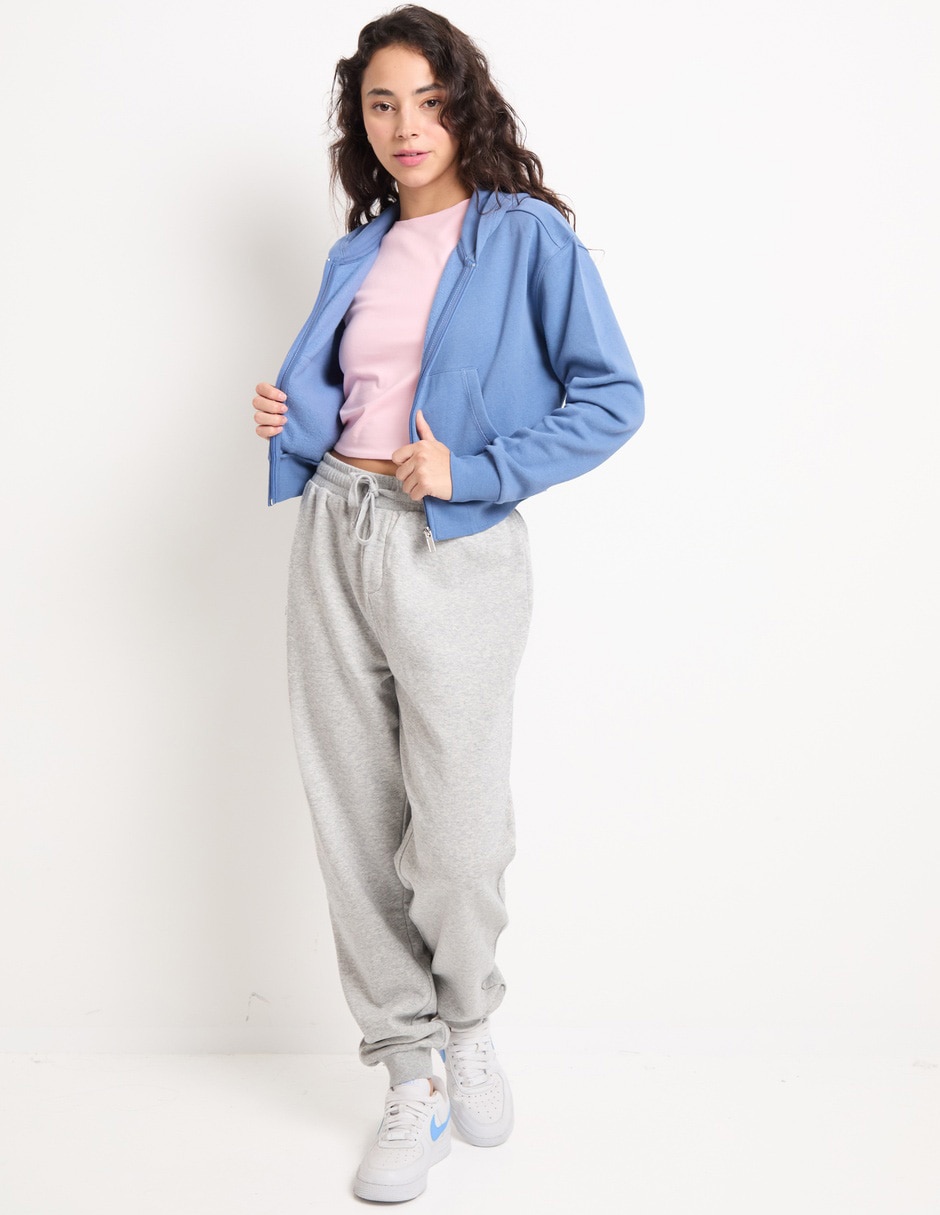 Pants slim con jareta para mujer