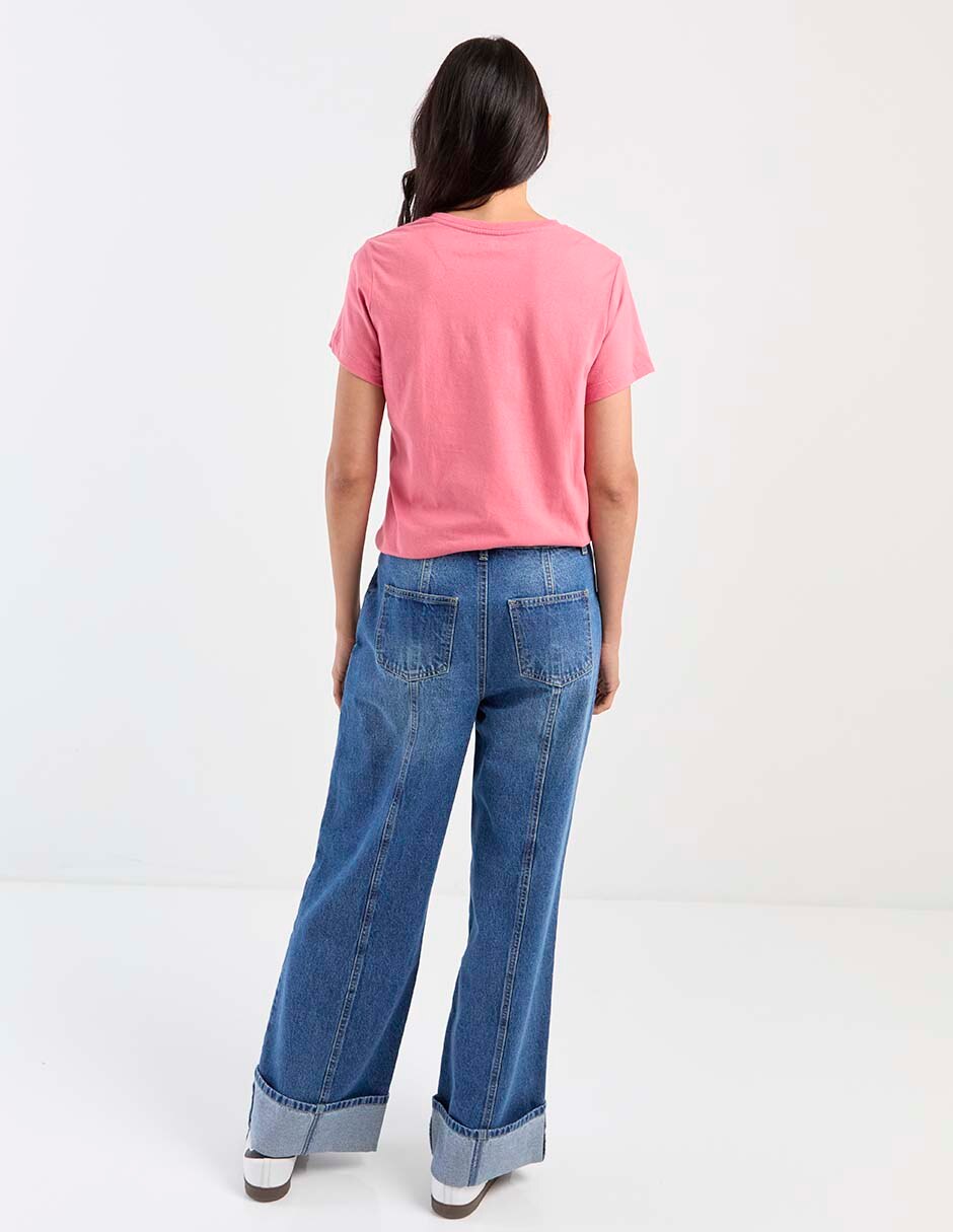Jeans wide leg Non Stop para mujer
