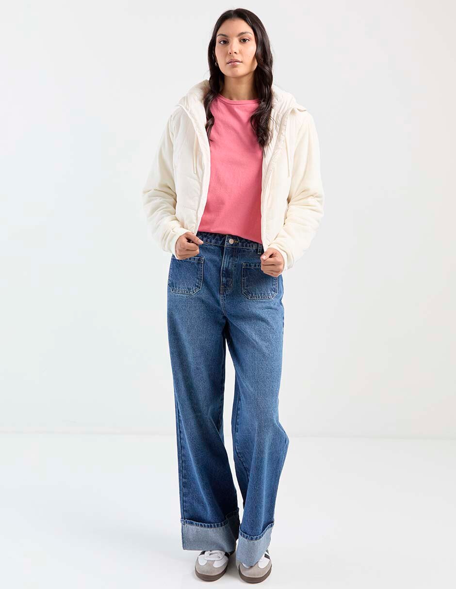 Jeans wide leg Non Stop para mujer