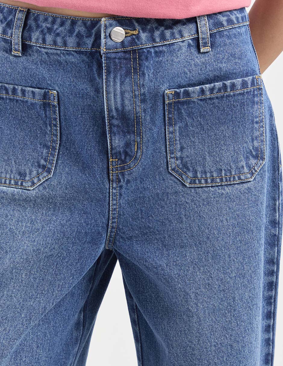 Jeans wide leg Non Stop para mujer