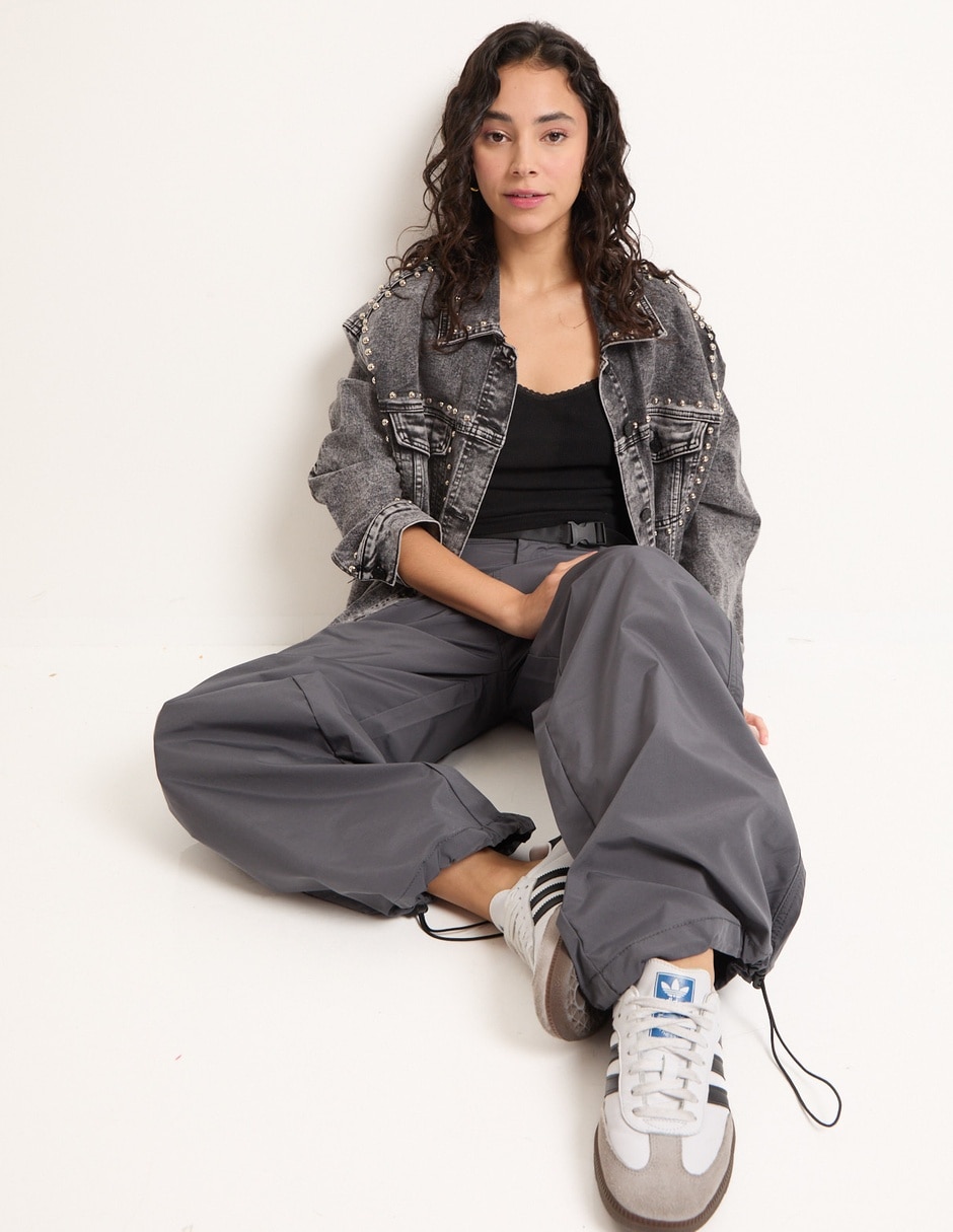 Pantalón cargo relajado para mujer