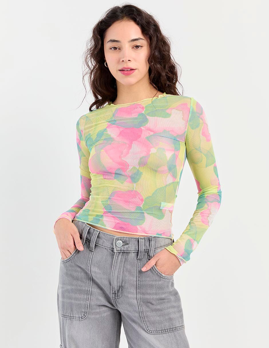Blusa manga larga para mujer 1
