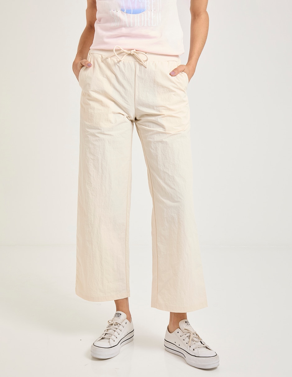 Pants amplio con agujeta para mujer Pants amplio con agujeta para mujer