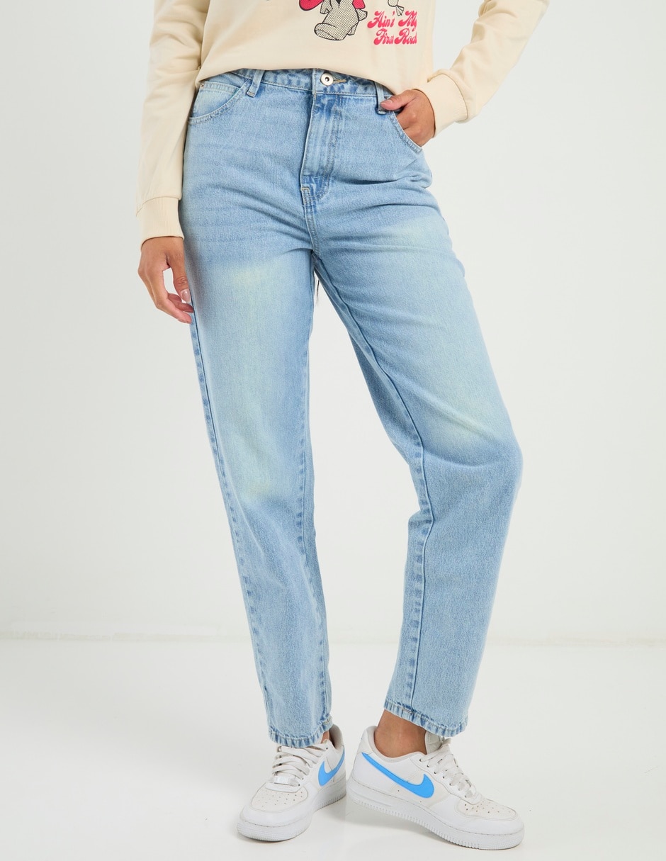 Jeans slim corte cintura alta Non Stop para mujer