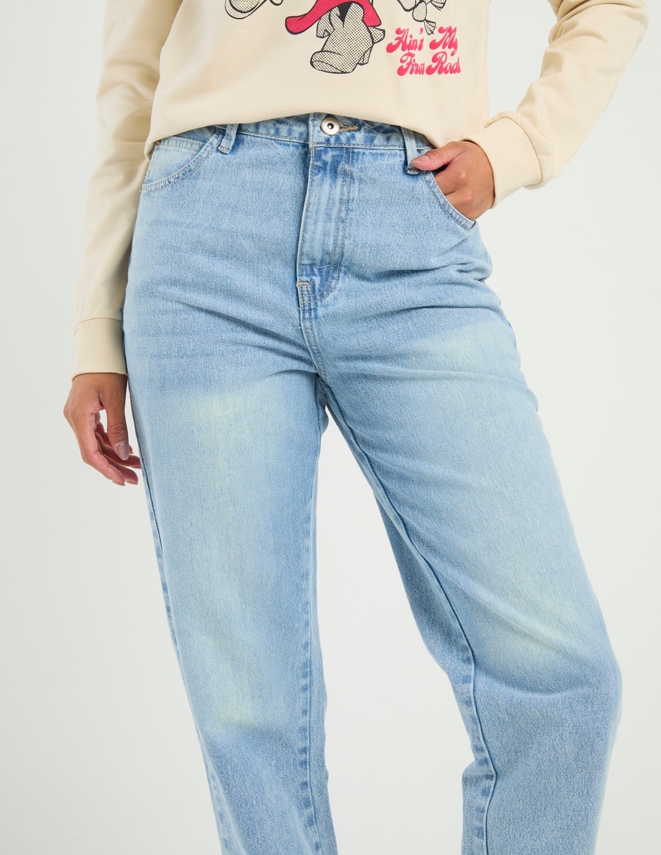 Jeans slim corte cintura alta Non Stop para mujer