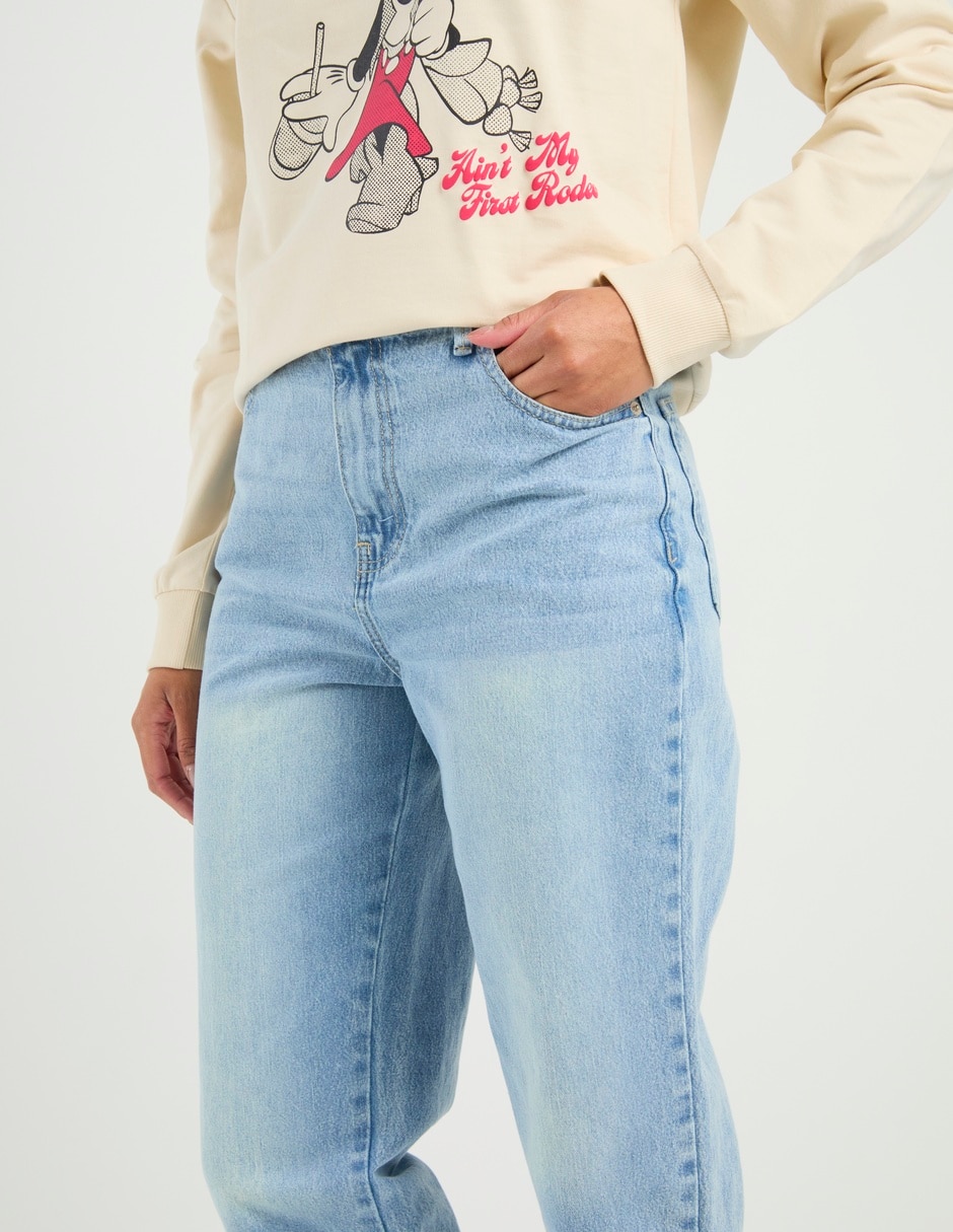 Jeans slim corte cintura alta Non Stop para mujer