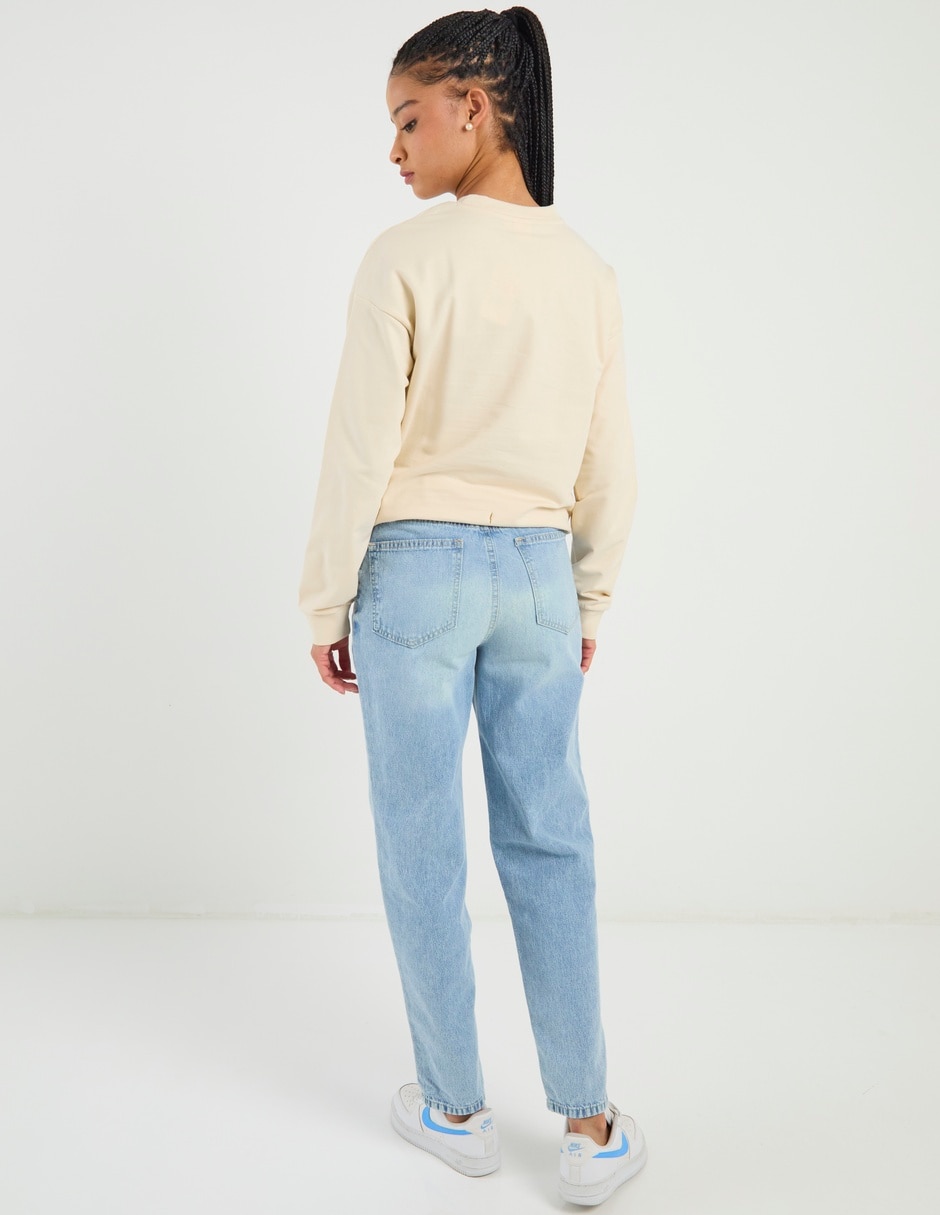 Jeans slim corte cintura alta Non Stop para mujer
