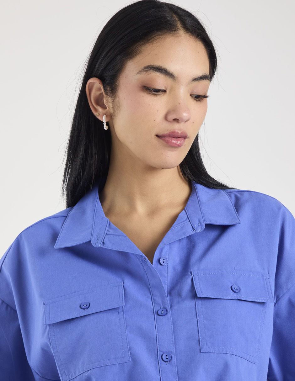 Blusa manga al codo para mujer 3