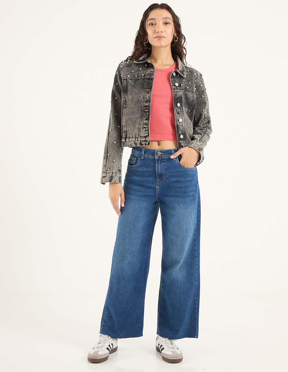 Jeans wide leg Non Stop para mujer