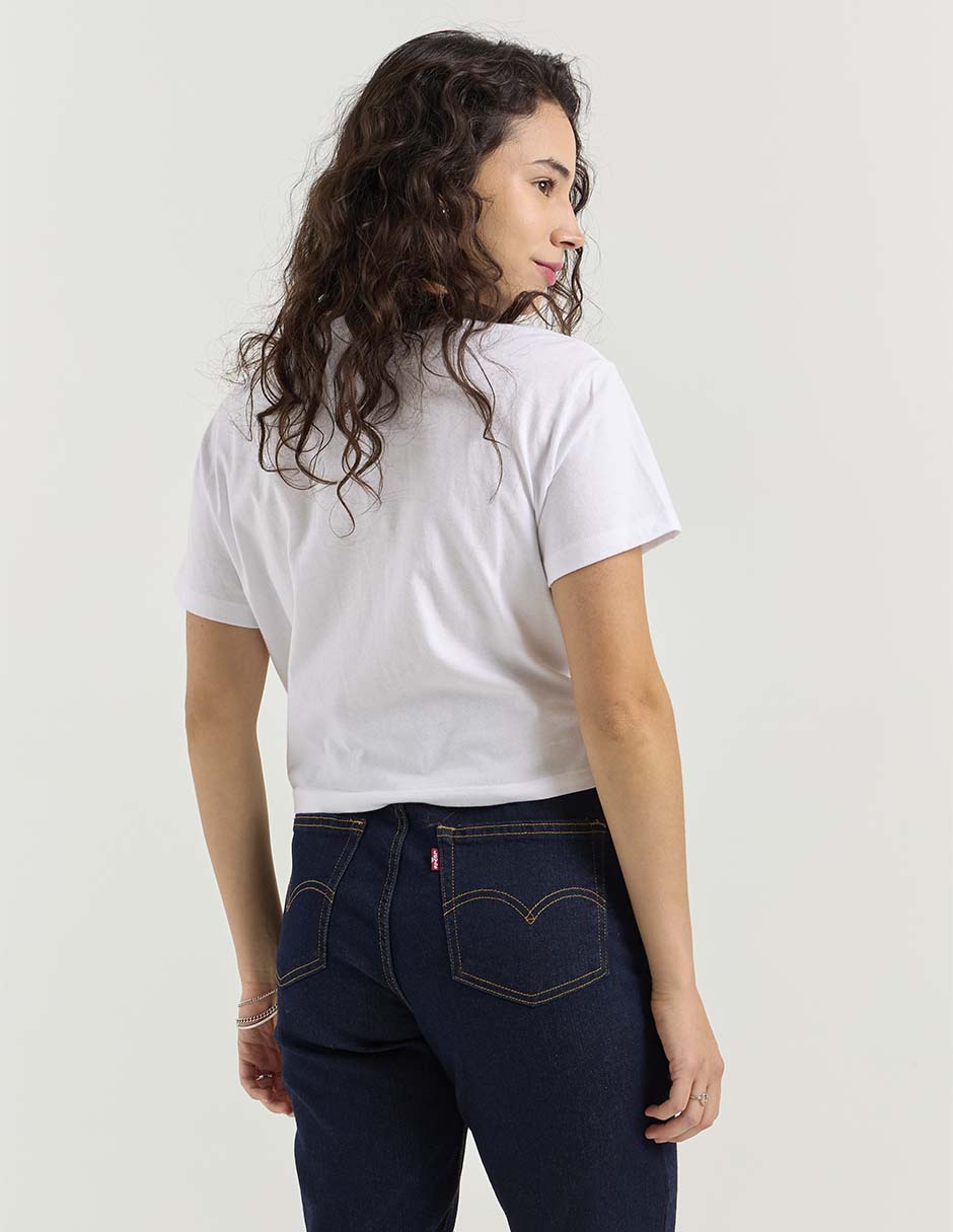 Playera manga corta cuello redondo mujer 4