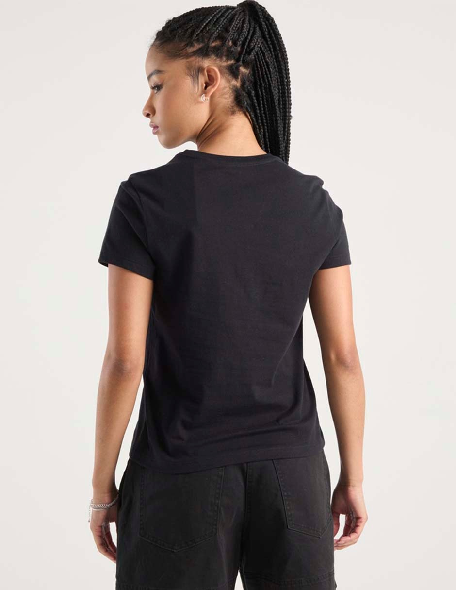 Playera manga corta Non Stop cuello redondo para mujer