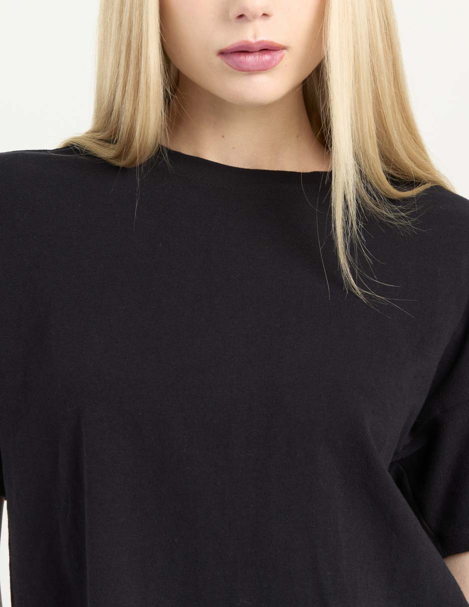 Playera manga corta cuello redondo mujer 2