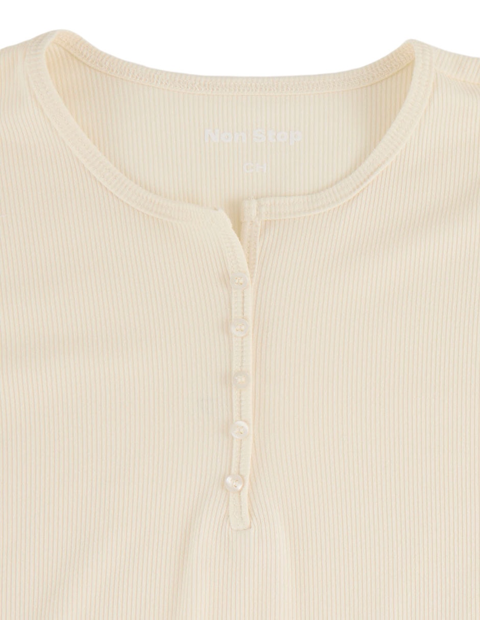 Playera manga corta cuello redondo para mujer 2