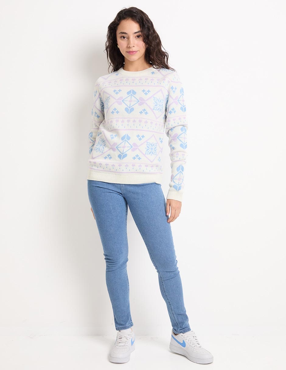 Jeans skinny corte cintura alta para mujer 3
