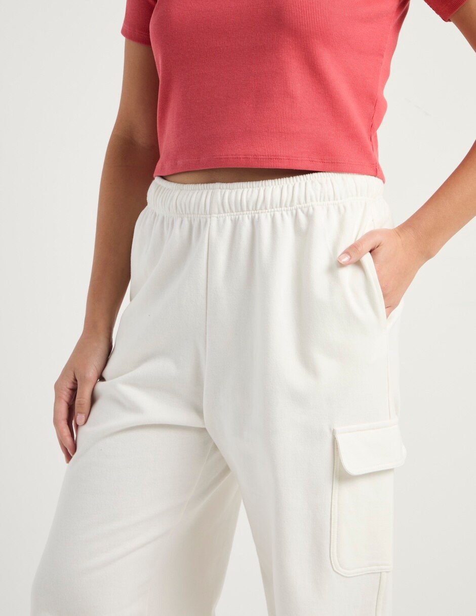Pants wide leg Non Stop con elástico para mujer