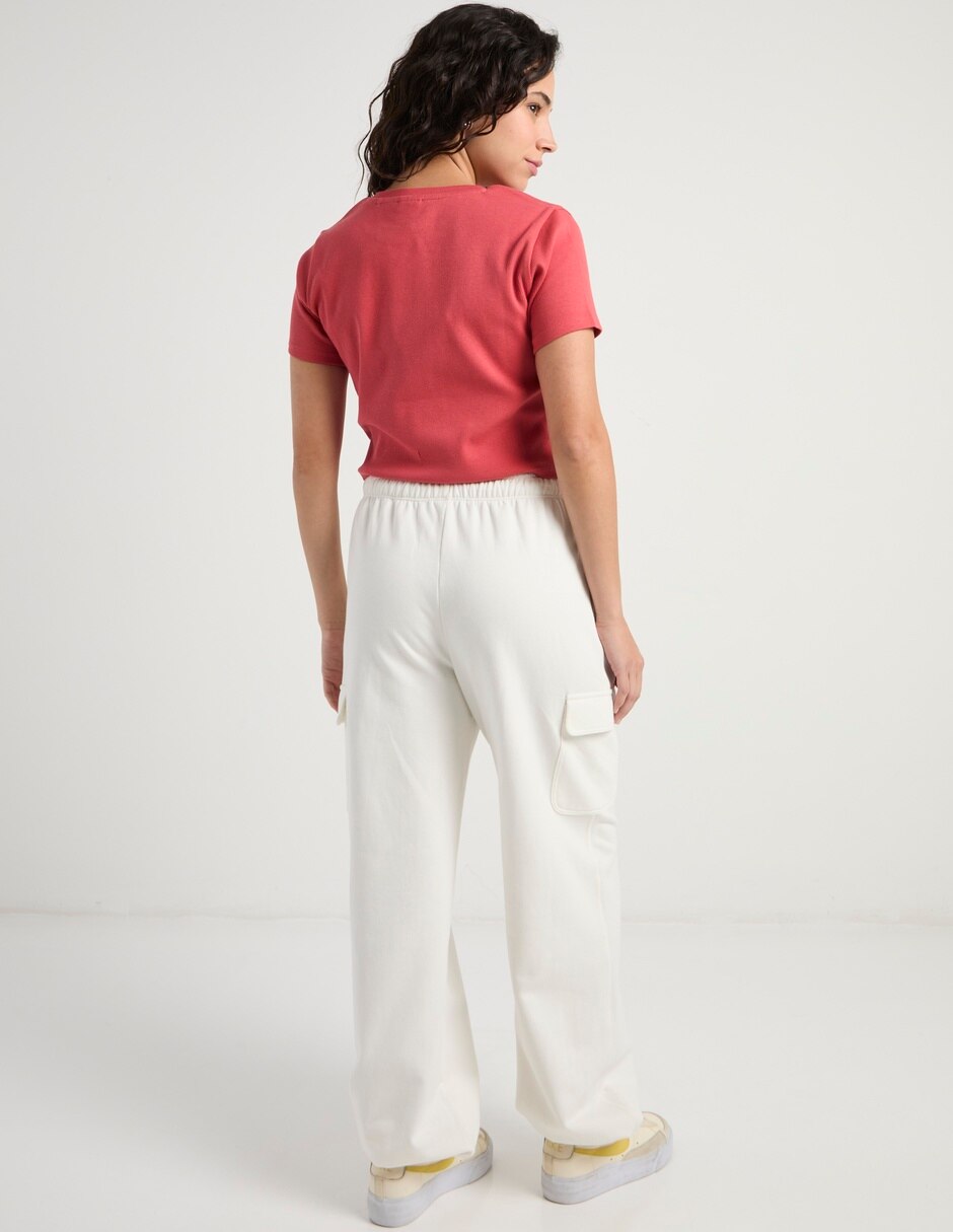 Pants wide leg Non Stop con elástico para mujer