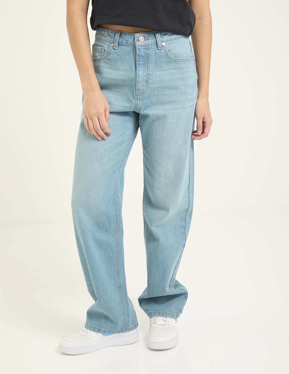 Jeans straight cintura media para mujer Jeans straight cintura media para mujer