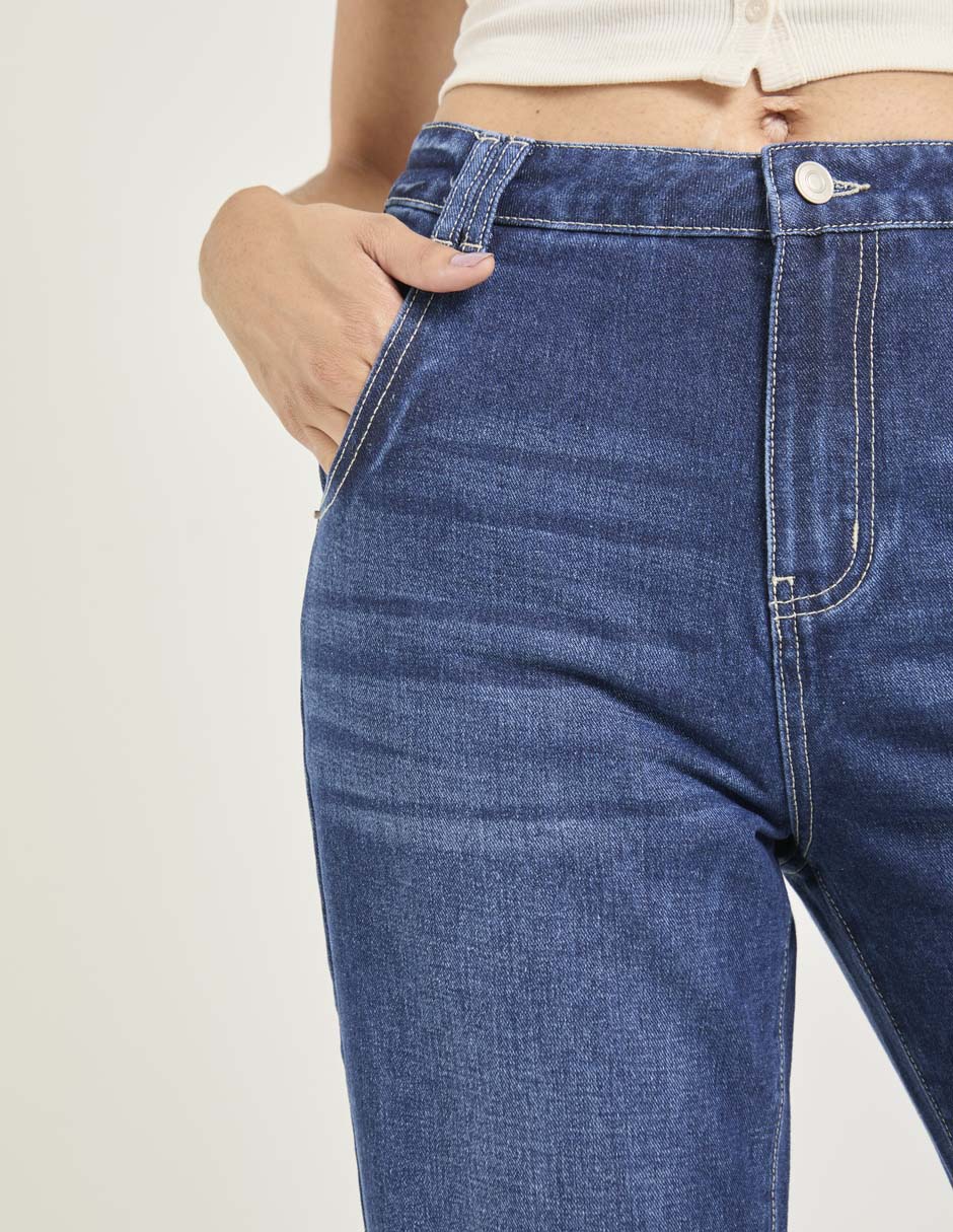 Jeans straight para mujer 3