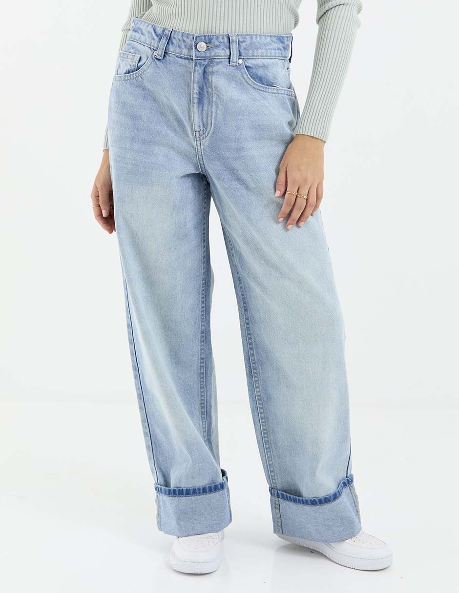 Jeans relaxed amplio Non Stop para mujer