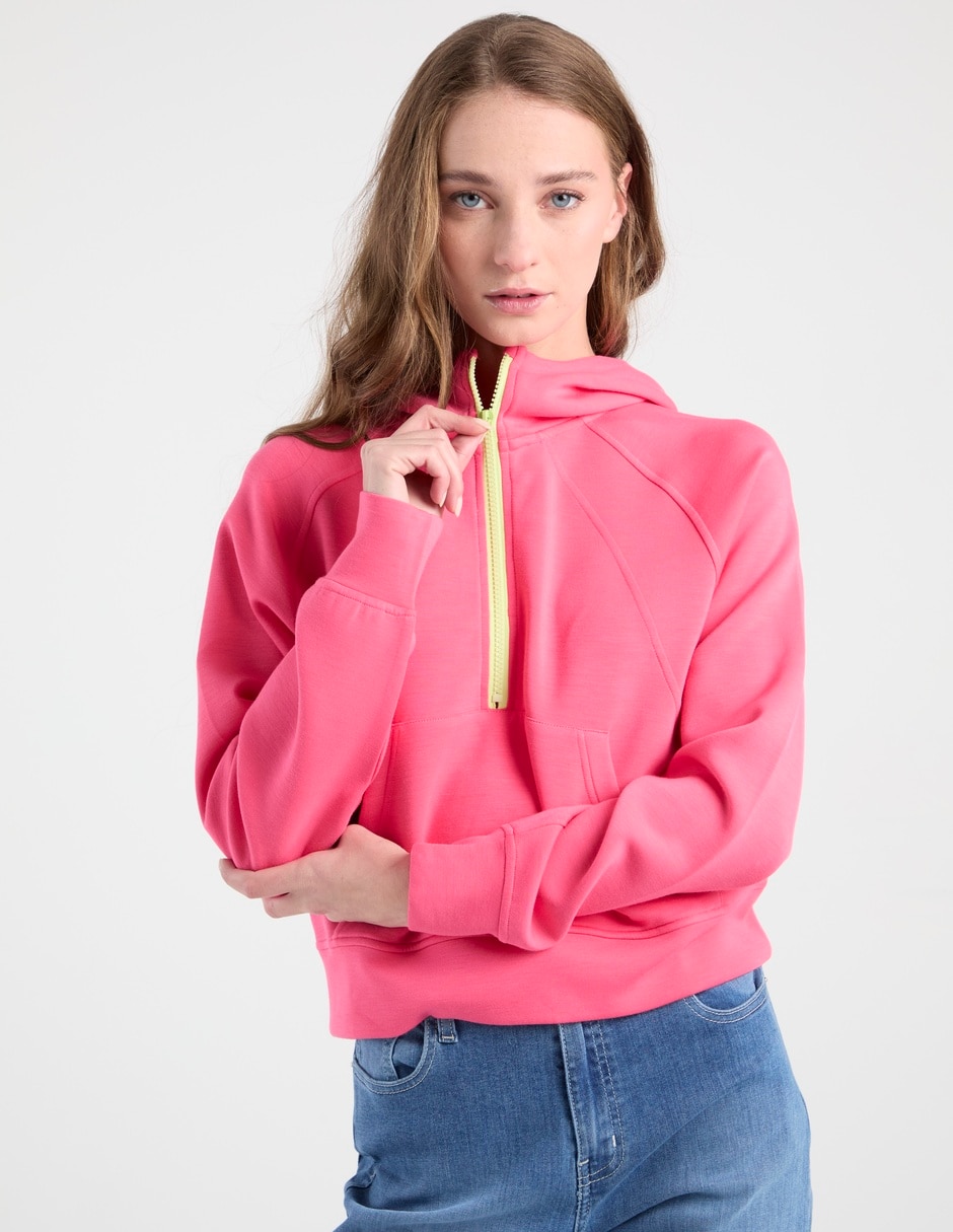 Sudadera con capucha y bolsa Non Stop para mujer