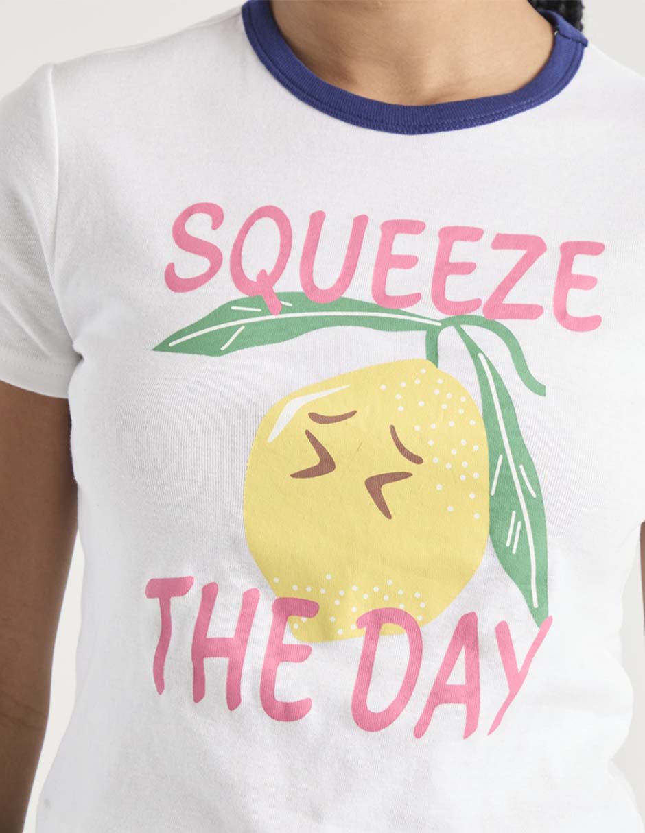 Playera manga corta Non Stop cuello redondo para mujer 7