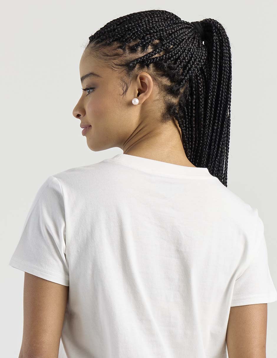 Blusa manga corta Non Stop cuello redondo para mujer