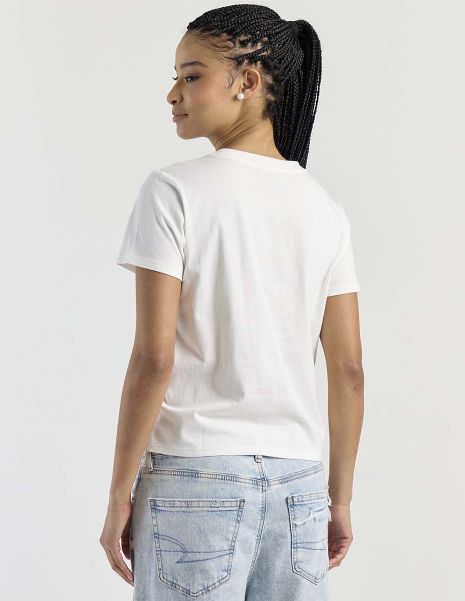 Blusa manga corta Non Stop cuello redondo para mujer