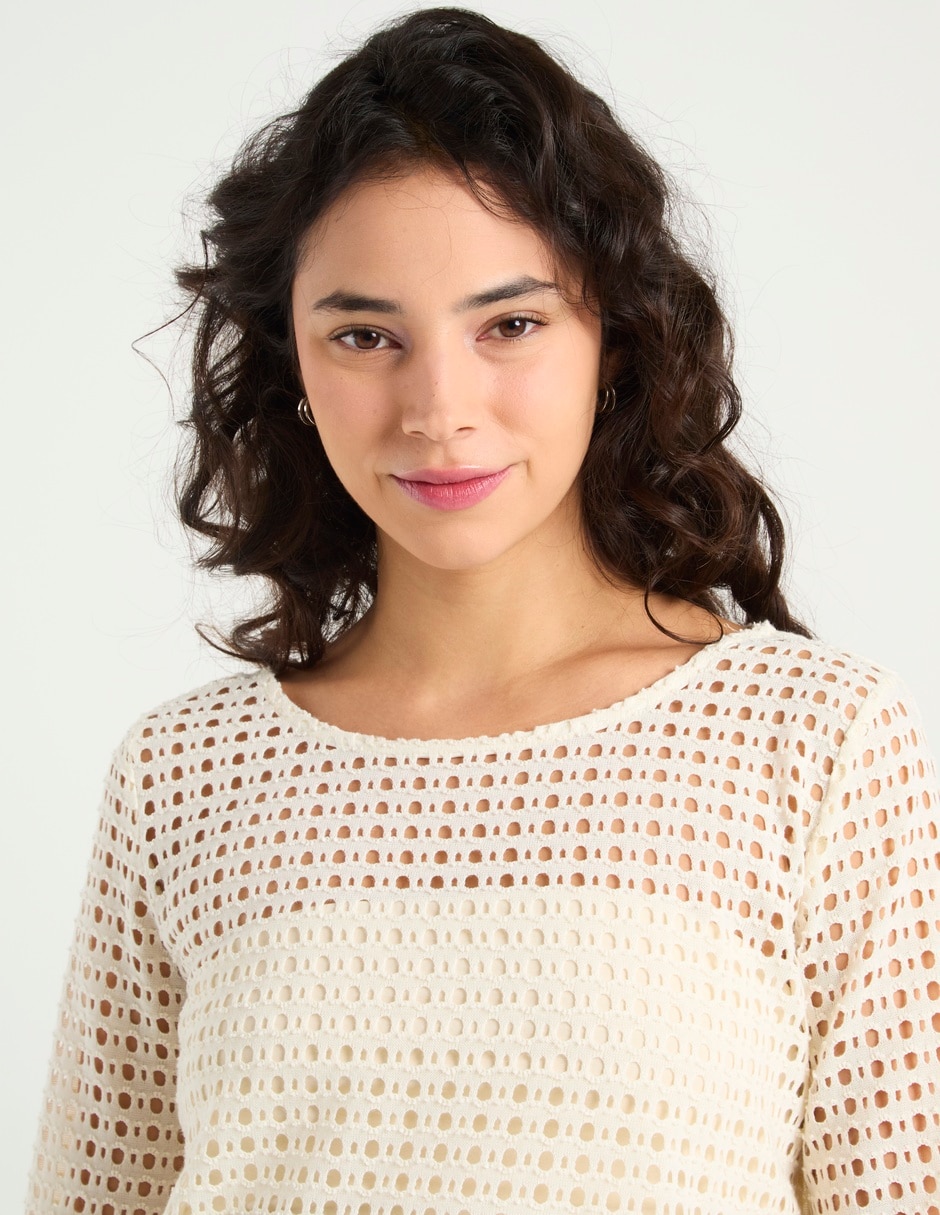 Suéter Non Stop cuello redondo para mujer