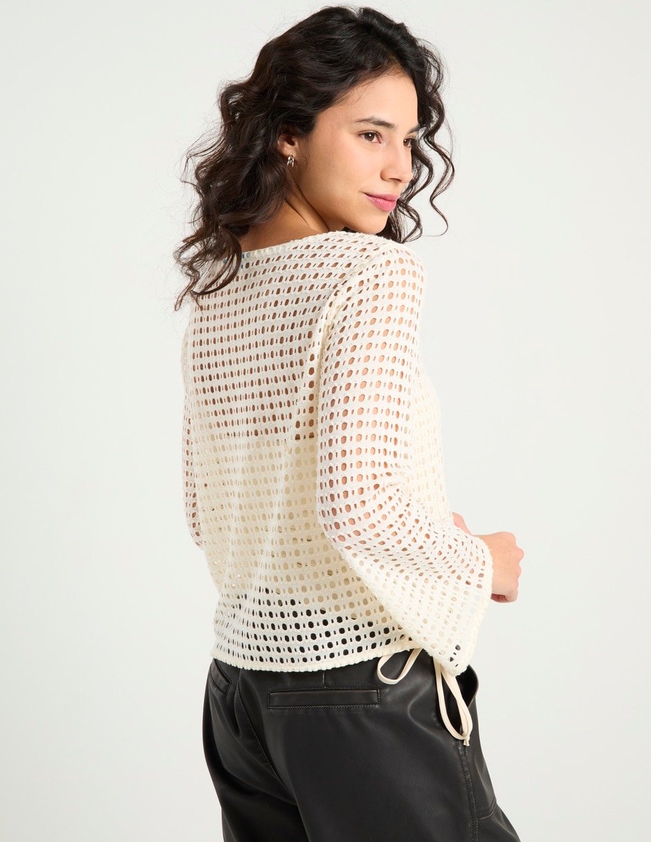 Suéter Non Stop cuello redondo para mujer