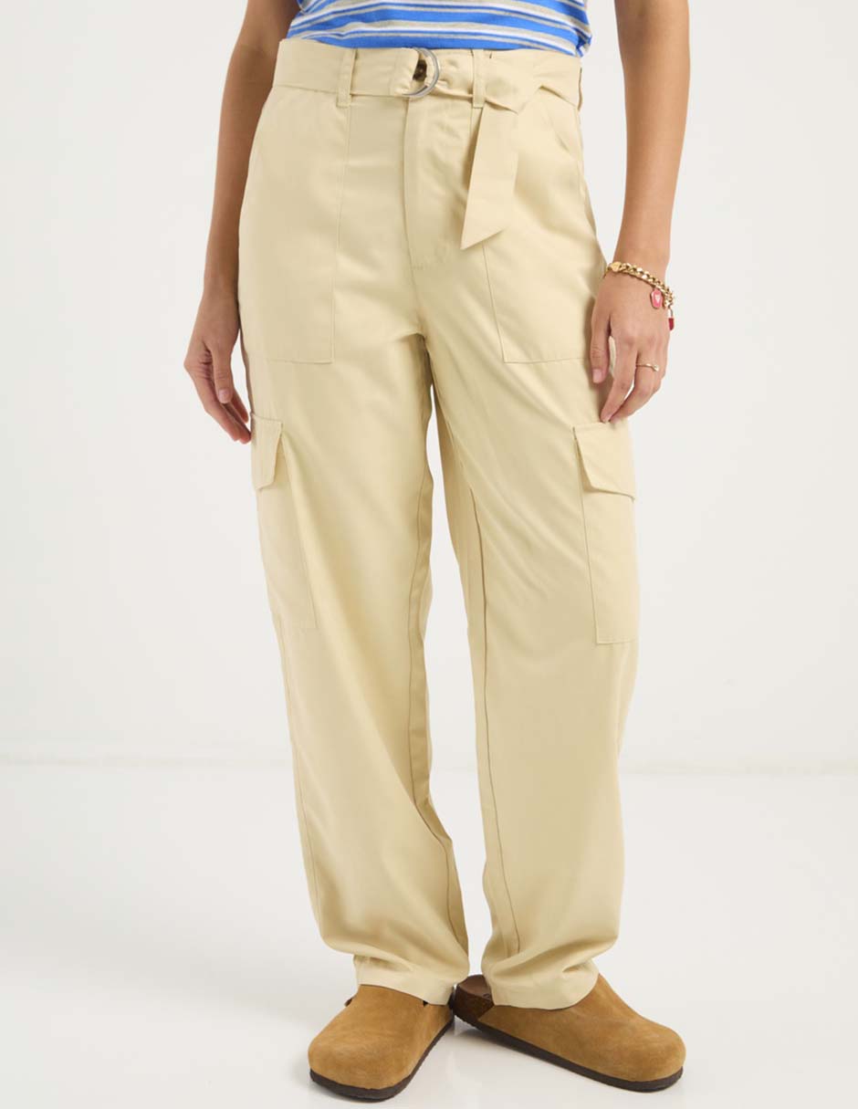 Pantalón cargo straight para mujer 5