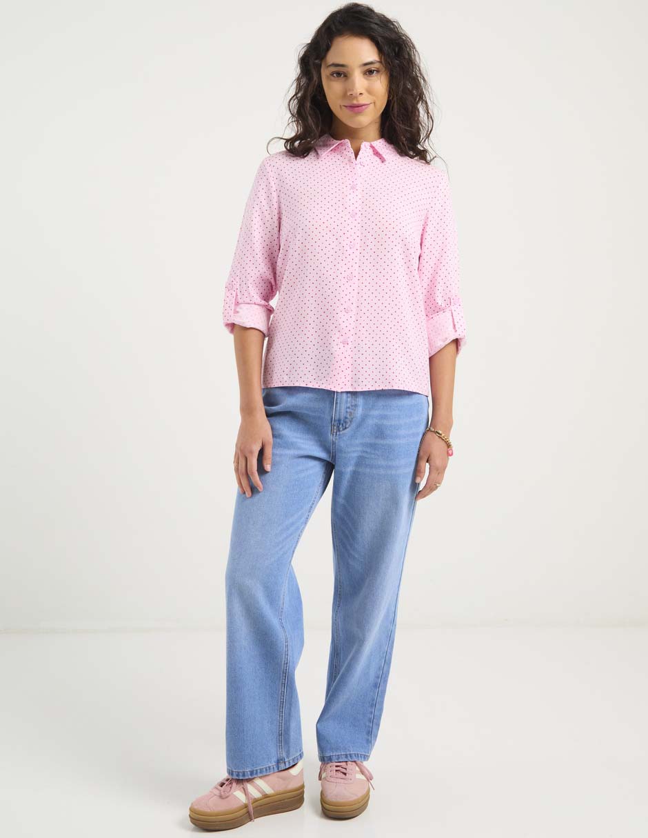Jeans straight para mujer