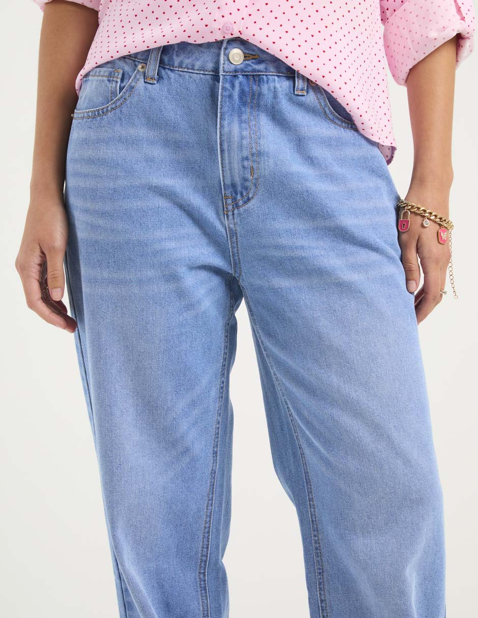 Jeans straight para mujer 4