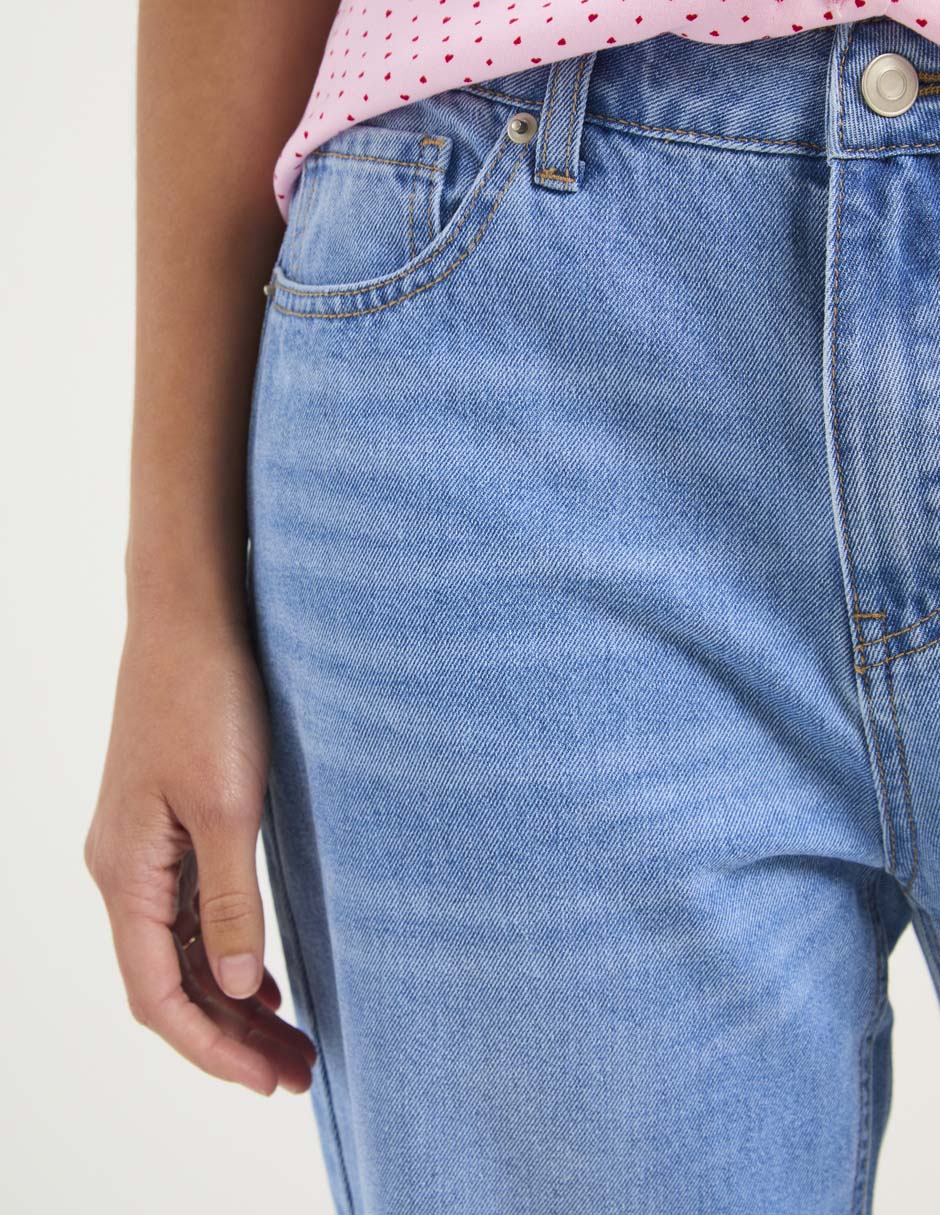 Jeans straight para mujer 5