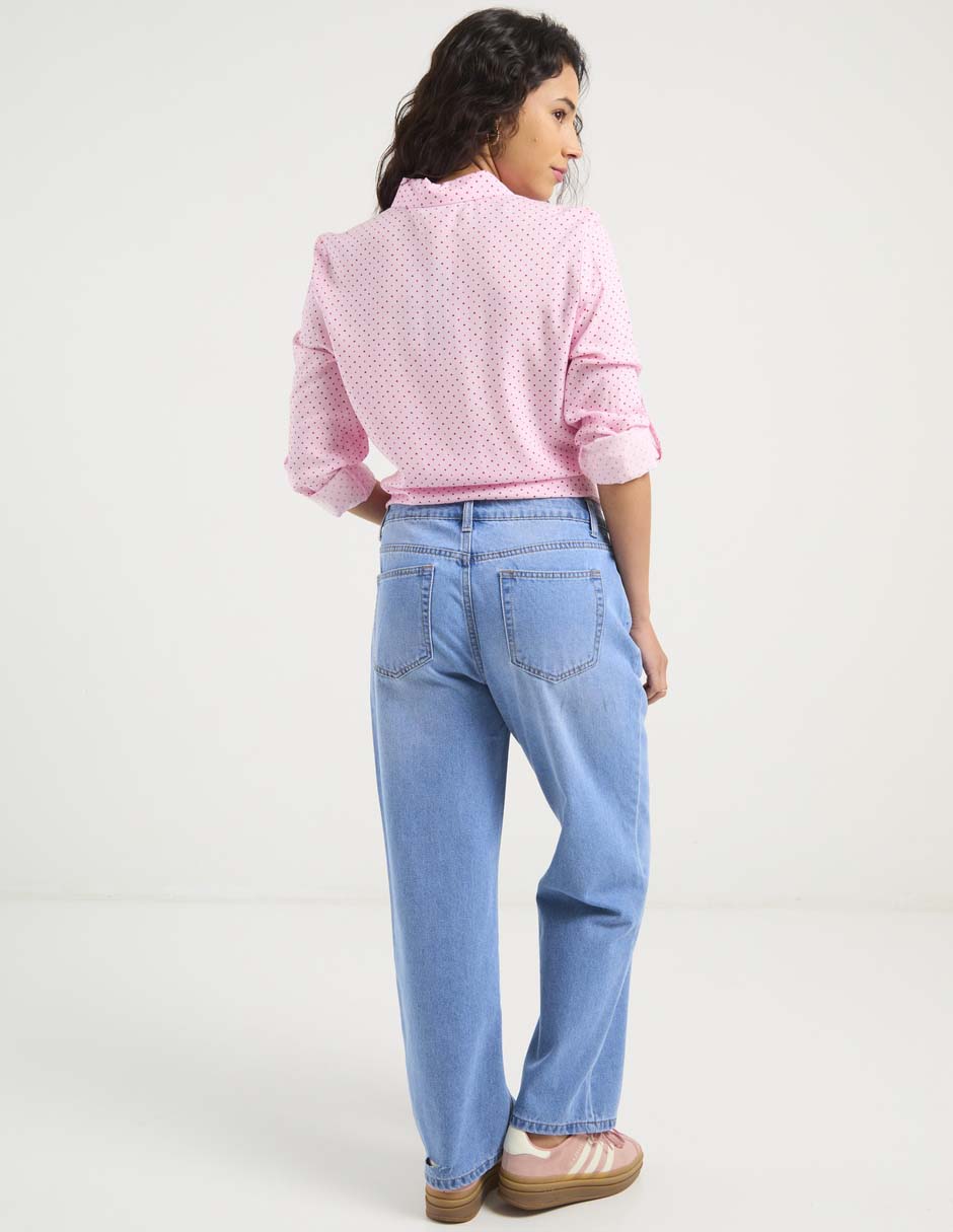 Jeans straight para mujer 6