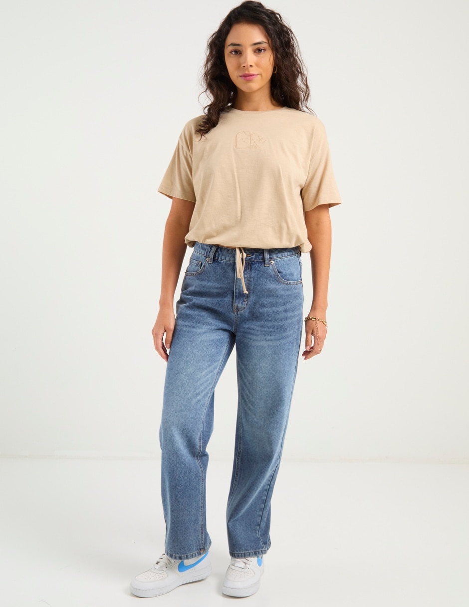 Jeans straight para mujer