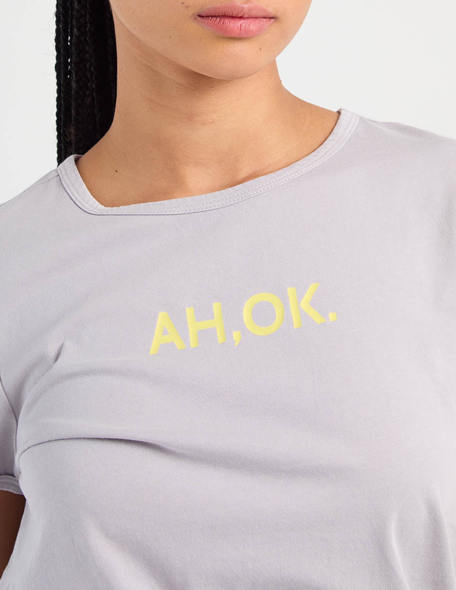 Playera manga corta Non Stop cuello redondo para mujer