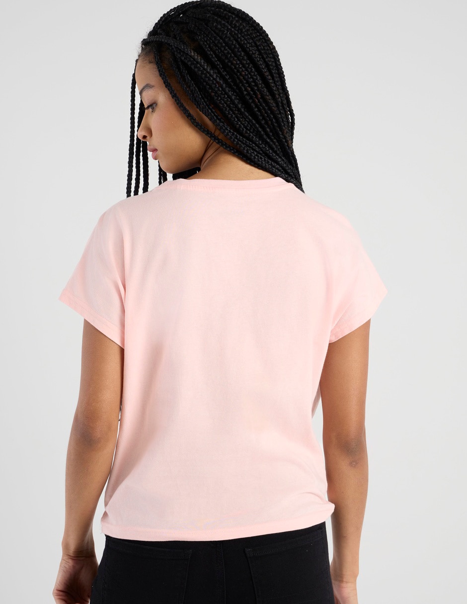 Playera manga corta cuello redondo mujer 6
