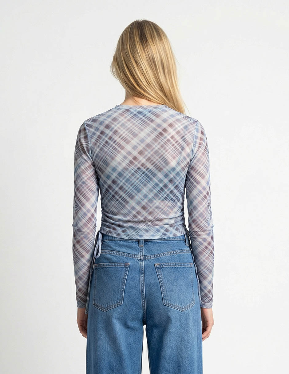 Blusa manga larga para mujer 7