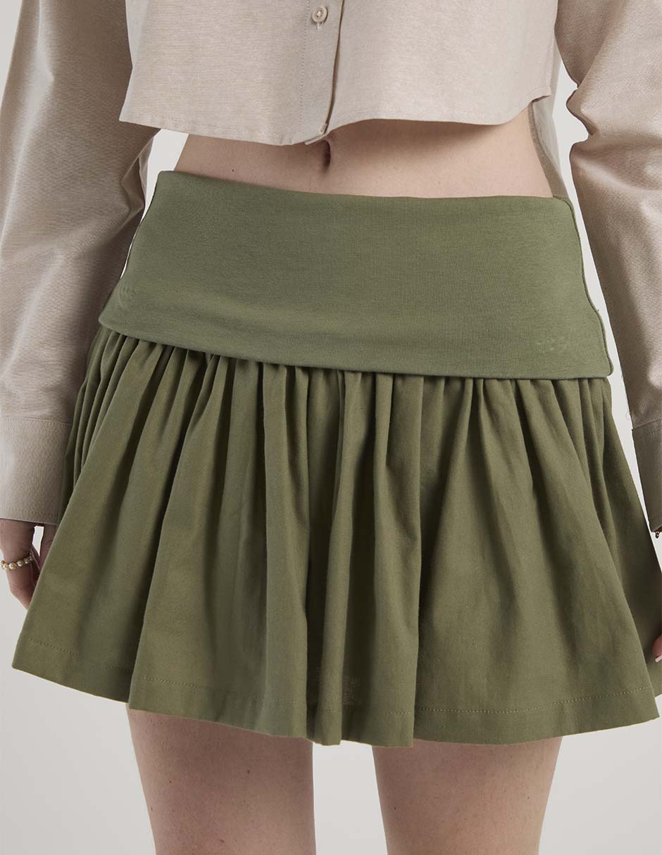 Falda mini cintura alta 4
