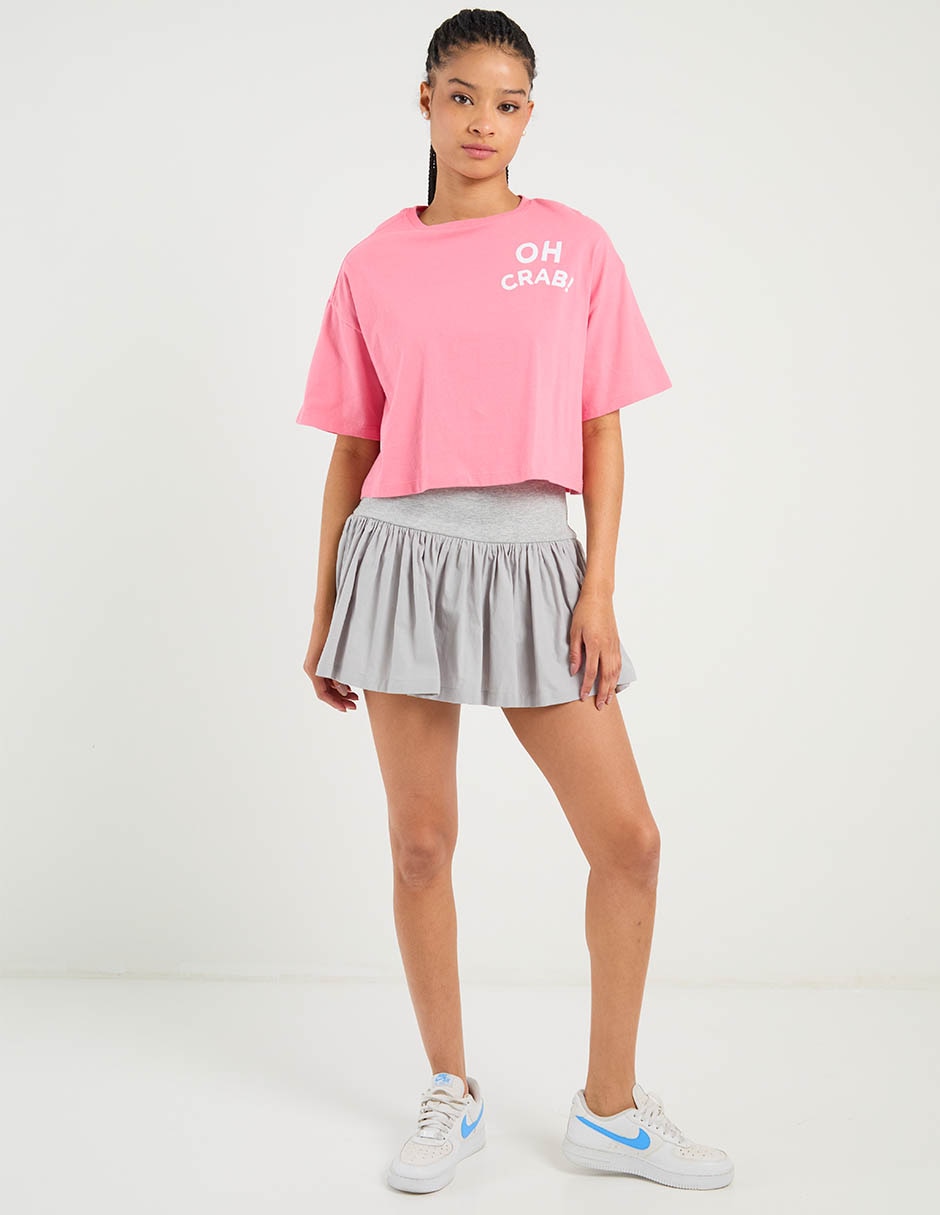 Falda mini Non Stop cintura alta