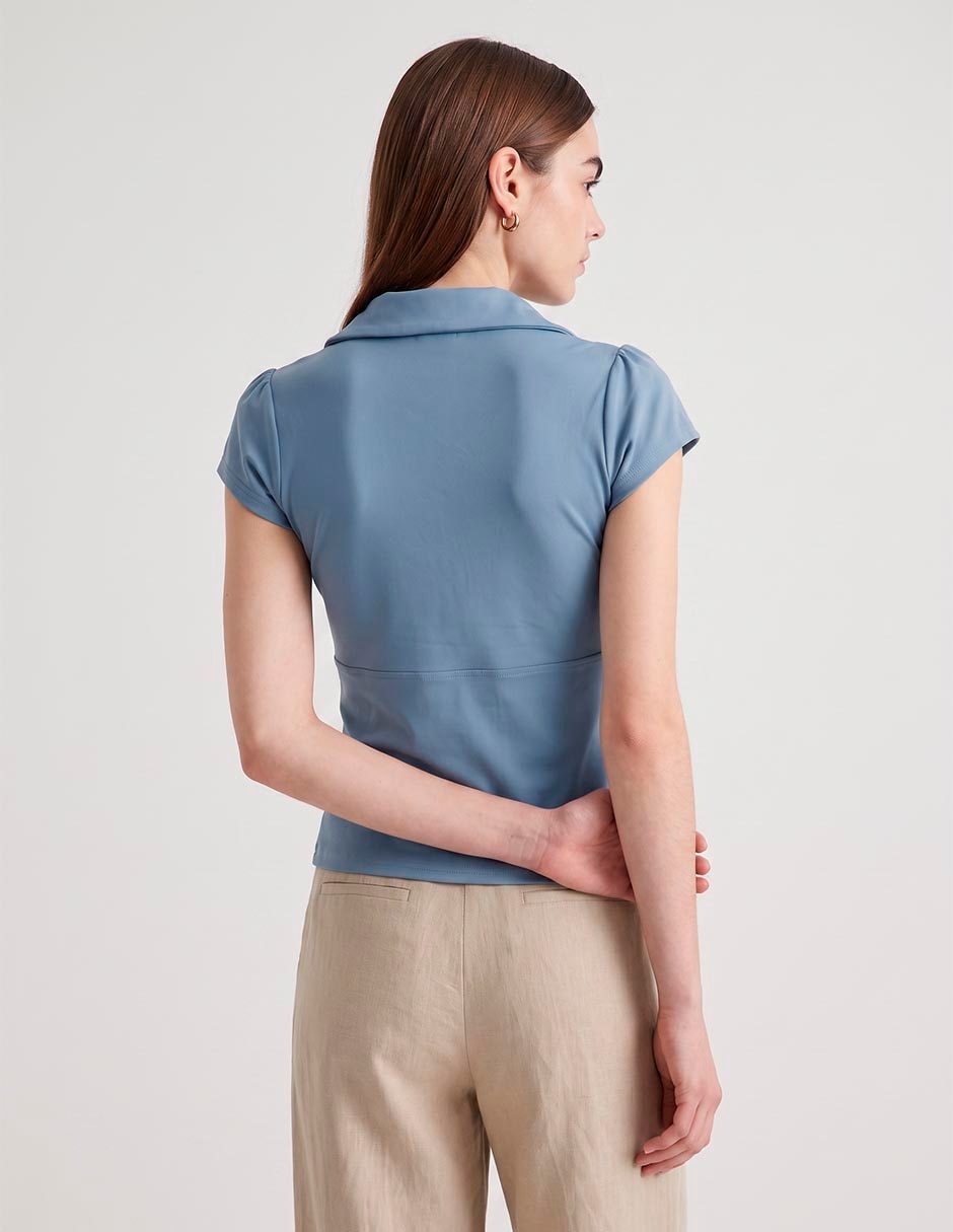 Blusa non stop manga corta para mujer