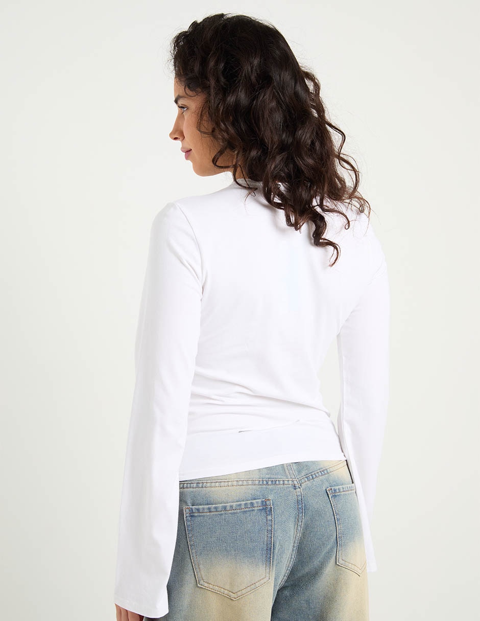 Blusa manga larga para mujer 6